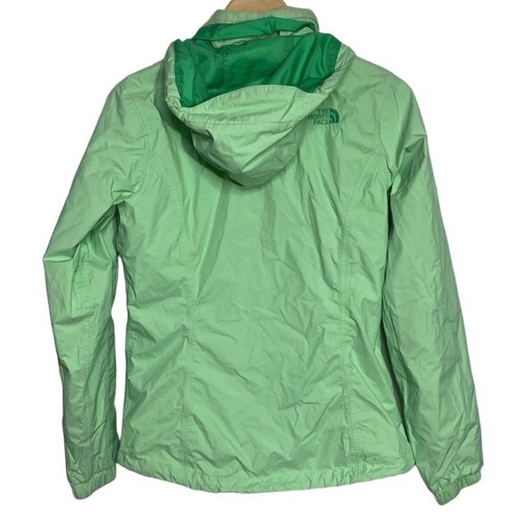 THE NORTH FACE Lime Green Hyvent Windbreaker Rain Jacket - Picture 9 of 12